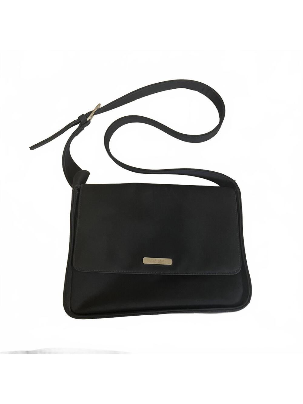 Vintage Nine West Black Shoulder Bag Y2K Minimalist Purse